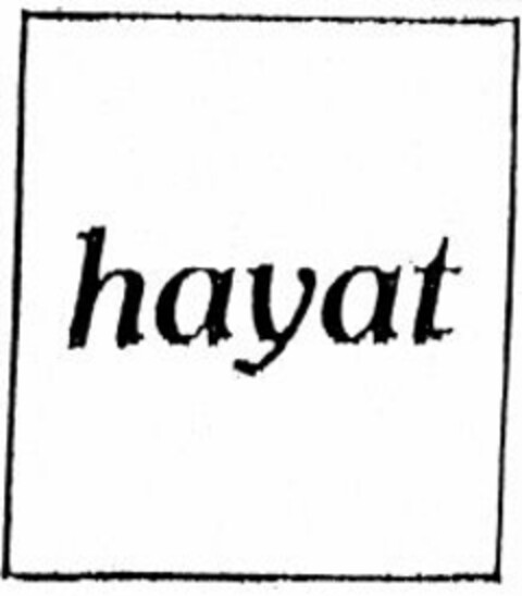 hayat Logo (WIPO, 06.10.2004)