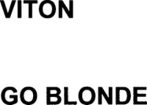 VITON GO BLONDE Logo (WIPO, 12.03.2008)