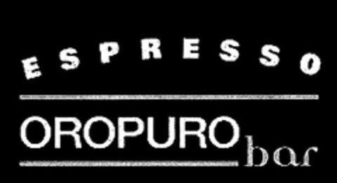 ESPRESSO OROPURO bar Logo (WIPO, 03.12.2008)