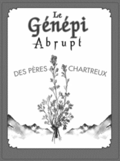 Le Génépi Abrupt DES PÈRES CHARTREUX Logo (WIPO, 08/22/2019)