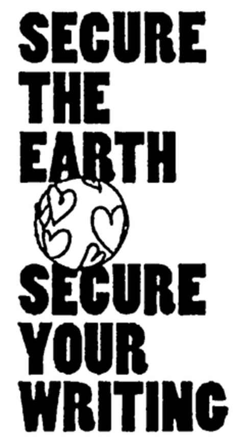 SECURE THE EARTH SECURE YOUR WRITING Logo (WIPO, 09/04/2008)