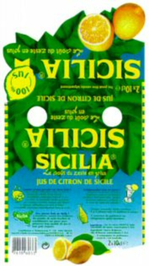 SICILIA JUS DE CITRON DE SICILE Logo (WIPO, 31.03.1999)