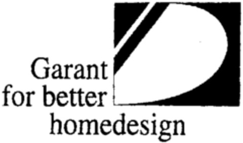 Garant for better homedesign Logo (WIPO, 12/11/2000)