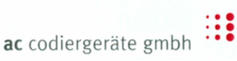 ac codiergeräte gmbh Logo (WIPO, 06.10.2006)