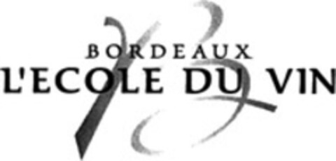 B BORDEAUX L'ECOLE DU VIN Logo (WIPO, 12/14/2007)