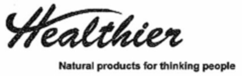 Healthier Natural products for thinking people Logo (WIPO, 28.03.2008)