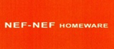 NEF-NEF HOMEWARE Logo (WIPO, 17.01.2017)