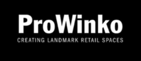 ProWinko creating landmark retail spaces Logo (WIPO, 01/25/2017)