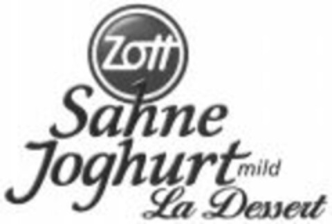 Zott Sahne Joghurt mild La Dessert Logo (WIPO, 01/11/2008)