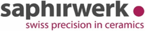 saphirwerk swiss precision in ceramics Logo (WIPO, 10.10.2014)