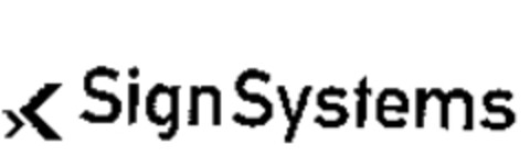 SignSystems Logo (WIPO, 05/16/2006)