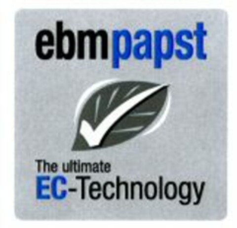 ebmpapst The ultimate EC-Technology Logo (WIPO, 12/22/2008)