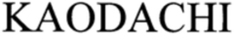 KAODACHI Logo (WIPO, 01/22/2016)