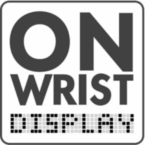 ON WRIST DISPLAY Logo (WIPO, 17.03.2016)