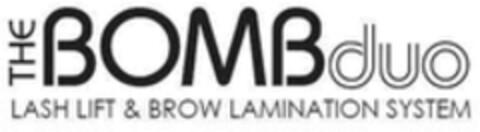 The BOMB duo THE LASH LIFT & BROW LAMINATION SYSTEM Logo (WIPO, 08.03.2023)