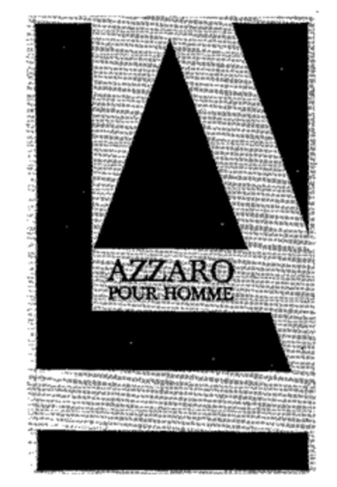 AZZARO POUR HOMME Logo (WIPO, 20.10.1989)