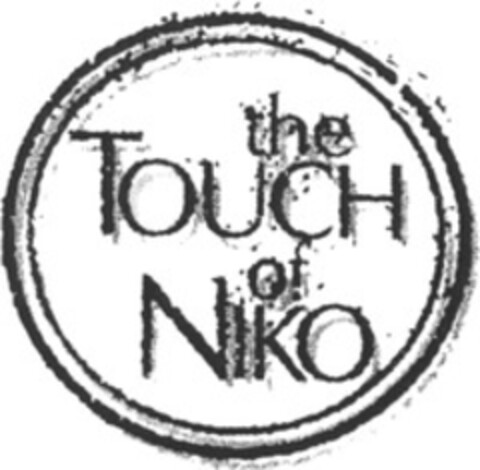 the Touch of Niko Logo (WIPO, 23.07.2001)