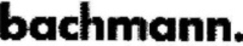 bachmann. Logo (WIPO, 24.09.2007)