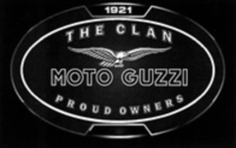 1921 THE CLAN MOTO GUZZI PROUD OWNERS Logo (WIPO, 19.03.2015)