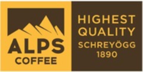 ALPS COFFEE HIGHEST QUALITY SCHREYÖGG 1890 Logo (WIPO, 11/21/2019)