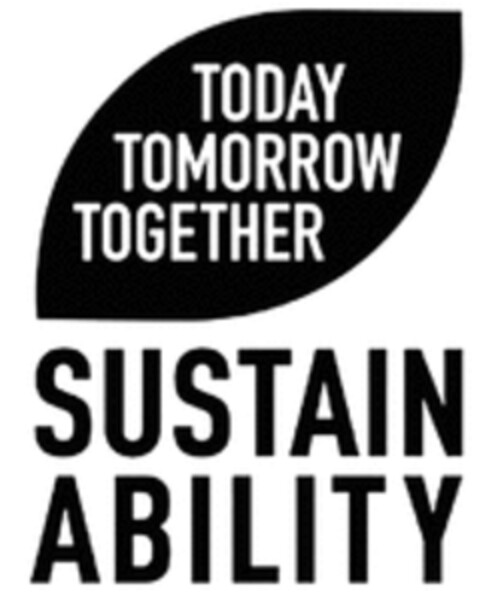 TODAY TOMORROW TOGETHER SUSTAIN ABILITY Logo (WIPO, 19.08.2021)