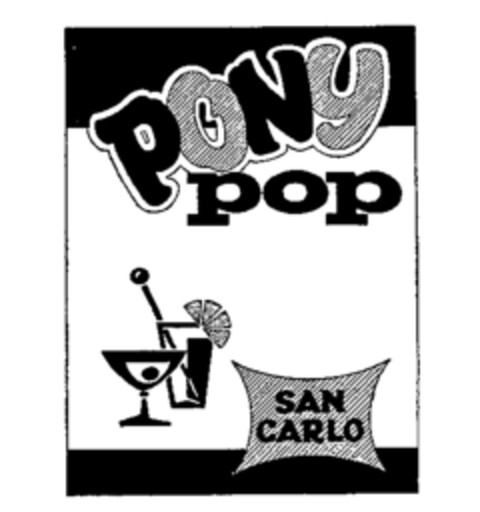 PONY pop Logo (WIPO, 08/09/1965)