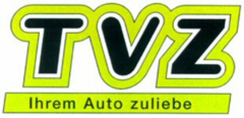 TVZ Ihrem Auto zuliebe Logo (WIPO, 17.12.1998)