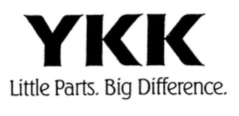 YKK Little Parts. Big Difference. Logo (WIPO, 29.05.2006)