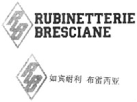 RB RUBINETTERIE BRESCIANE Logo (WIPO, 25.01.2008)