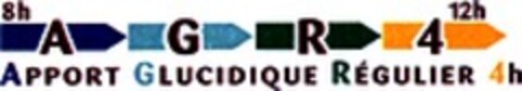 8h 12h A G R 4 APPORT GLUCIDIQUE RÉGULIER 4h Logo (WIPO, 07/03/2008)