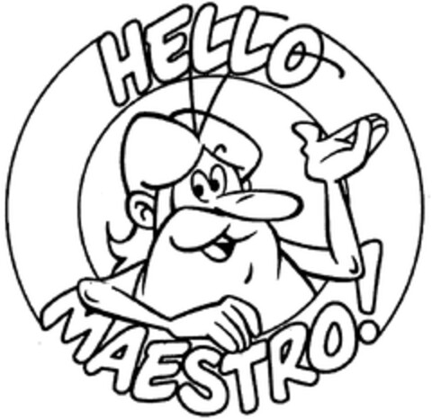 HELLO MAESTRO! Logo (WIPO, 06/14/2013)