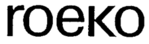 roeko Logo (WIPO, 01/18/1994)